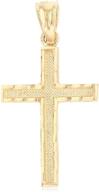 🌟 ioka yellow religious pendant necklace: stylish boys' jewelry for faithful fashion logo
