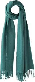 img 2 attached to 🧣 UnderZero - Eco-Friendly Repreve Scarf: Oversized & Soft Cashmere-Like Pashmina for Winter Warmth - Fashionable, Solid Color Shawl Wrap & Winter Scarf