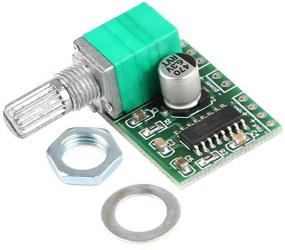 img 4 attached to 🔊 HiLetgo Mini 3W+3W DC 5V Audio Amplifier: Power Amp Module Board for DIY Portable Stereo Amplifiers with Potentiometer
