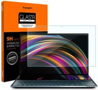 📱 spigen tempered glass screen protector for asus zenbook pro duo ux581 (15.6 inch) - 9h hardness, ultimate protection+ logo