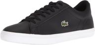 👟 lacoste lerond fashion sneaker in white for men – trendy footwear logo