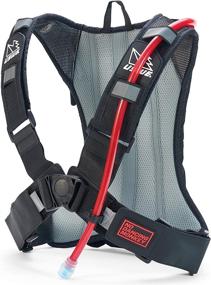 img 3 attached to 🎒 USWE Outlander 3L Hydration Pack with 1.5L/50 oz Hydration Bladder - Bounce Free and Sleek Black Design