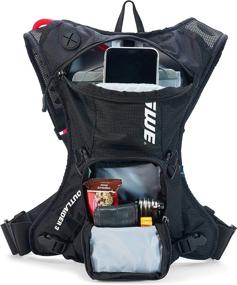 img 2 attached to 🎒 USWE Outlander 3L Hydration Pack with 1.5L/50 oz Hydration Bladder - Bounce Free and Sleek Black Design