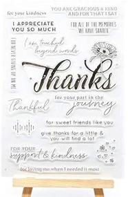 img 1 attached to 🏡 Joyful Home Clear Stamp: Express Gratitude & Celebrate Friendship in Card Making & Scrapbooking