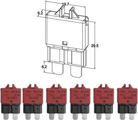 img 2 attached to RKURCK 12V 28V Profile Circuit Breaker