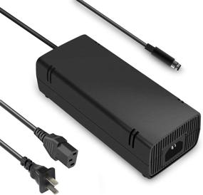 img 4 attached to 🎮 High-Quality Xbox 360 E Power Supply - uowlbear AC Adapter Power Brick with Power Cord for Xbox 360 E Console, Low Noise Version with Silent Fan