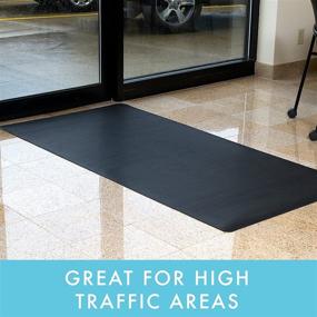 img 1 attached to 🏞️ CLIMATEX 9G-018-36C-6, 36-inch x 6-foot Rubber Scraper Mat - Indoor/Outdoor, Black