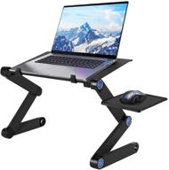 adjustable portable foldable workstation ergonomic laptop accessories logo