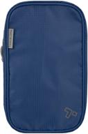 🧳 travelon compact hanging toiletry kit: organize essentials with style in royal blue - one size logo