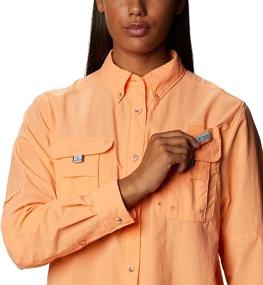 img 1 attached to 🎣 Columbia Women's PFG Bahama II UPF 30 Long Sleeve Fishing Shirt: Ultimate Style and Protection for Anglers