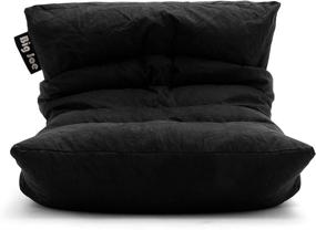 img 3 attached to 🪑 Ultimate Comfort: Big Joe Roma Bean Bag Chair in Classic Black