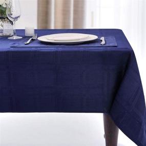 img 4 attached to 🍽️ Contemporary Spillproof Tablecloths by JUCFHY: Perfect Decorative Addition