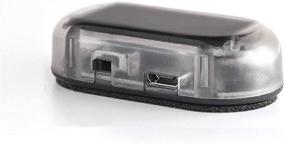 img 2 attached to 🚘 Enhanced Car Solar Power Simulated Dummy Alarm: USB Port & Red LED Flashing Security Light