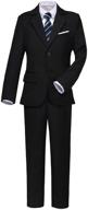 🎩 stylish toddler wedding boys' clothing and suits: bearer outfits & sport coats logo
