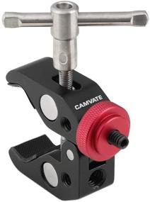 img 3 attached to Универсальная зажимная скоба CAMVATE Super с преобразователем винта 1/4"-20 в 1/4"-20: необходимый аксессуар для крепления.