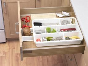 img 2 attached to 🗄️ Customizable Drawer Organizer by Progressive International