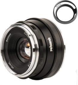 img 2 attached to 📷 PERGEAR 25mm F1.8 Manual Focus Fixed Lens for Sony E-Mount Cameras - Compatible with NEX-3, NEX-5, NEX-C3, NEX-5N, NEX-7, NEX-F3, NEX-5R, NEX-6, NEX-3N, NEX-5T, A3000, A5000, A6000, A3500, A5100, A6300, A6500 - Black