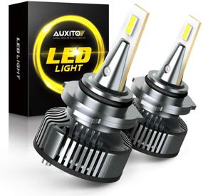 img 4 attached to 🔆 AUXITO 9006/HB4 LED Light Bulbs: Ultra-Bright 80W 16,000LM Per Pair, CanBus Ready, Adjustable Beam, 6500K Xenon White - Pack of 2