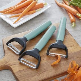 img 2 attached to 🔪 KitchenAid Aqua 3-Piece Universal Peeler Set