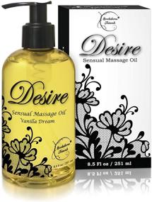 img 4 attached to 🔥 Desire Sensual Massage Oil: The Ultimate Couples Massage Experience - Best Gift for Her! All-Natural Blend with Sweet Almond, Grapeseed & Jojoba Oil for Smooth Skin - 8oz