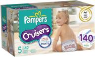 👶 pampers cruisers size 5 diapers - 140 count. shop usa diapers now! logo