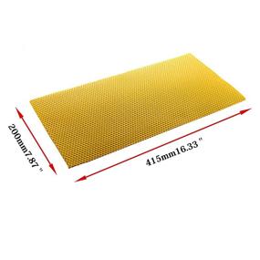 img 3 attached to 🐝 OlyFanco Beeswax Sheets: 30 Pcs Natural Foundation for Honeycomb, Candle Making, and Bee Hive - Deep Foundation-41.5cm X 19.5cm