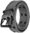 👔 gelante canvas belt color 2043 black l: stylish men's accessory for fashionable belts logo