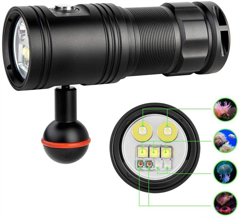 trustfire photography flashlight underwater rechargeable 로고