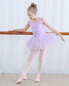 img 1 attached to Stelle Girls Cute Tutu Dress Ballet Leotard for Dance: Perfect Fit for Toddlers, Little Kids & Big Kids