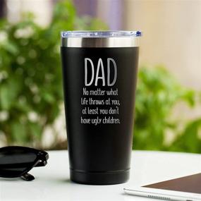 img 2 attached to Dad Gifts - Funny Dad Mug Coffee Cup - Dad, Ugly Children 16 oz Tumbler - Gifts from Daughter, Son, Kids - Best Dad Birthday Gifts - Christmas Gifts For Dad - Present Idea for Fathers Day Goft