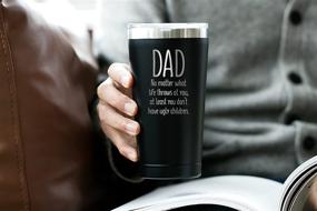 img 3 attached to Dad Gifts - Funny Dad Mug Coffee Cup - Dad, Ugly Children 16 oz Tumbler - Gifts from Daughter, Son, Kids - Best Dad Birthday Gifts - Christmas Gifts For Dad - Present Idea for Fathers Day Goft