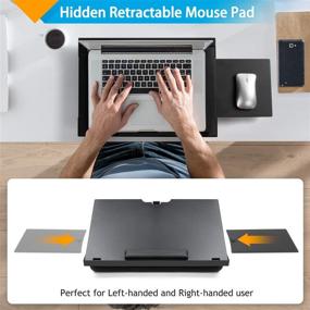 img 2 attached to Adjustable Laptop Lap Desk - LORYERGO for Enhanced Ergonomics