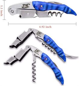 img 3 attached to Professional Waiters Corkscrews TOBSAYK All