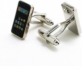 img 1 attached to Covink Smart Rhodium Plated Cufflinks