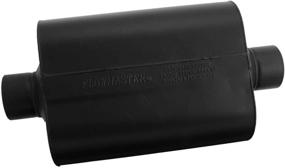 img 4 attached to Enhance Your Vehicle's Sound with Flowmaster 953045 Super 40 Muffler - 3.00 Center IN / 3.00 Center OUT - Aggressive Sound, Black
