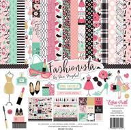 👗 echo park paper company fashionista collection kit: a must-have for stylish scrapbooking logo