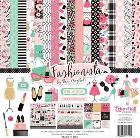 img 1 attached to 👗 Echo Park Paper Company Fashionista Collection Kit: A Must-Have for Stylish Scrapbooking