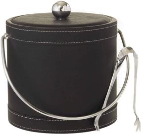 img 4 attached to Leatherette Stitching Insulated Ice Bucket