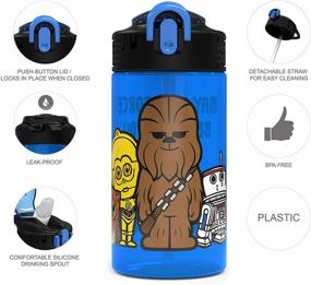 img 1 attached to Zak Reusable Leak Proof Designs Chewbacca