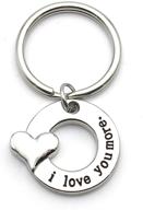 👩 mother daughter girlfriend boyfriend keychain set logo