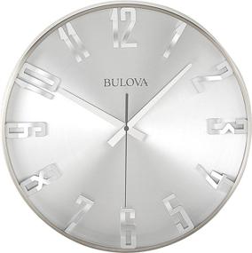 img 3 attached to 🕒 Satin Pewter Finish Bulova C4846 Director Wall Clock: Sleek and Stylish Timekeeping at its Finest