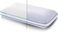 🌙 gel memory foam pillow – 20 x 30 inches reversible, firm, queen foam pillow with tencel cover – cooling & softer sided – nestl gel pillows for sleeping in pure comfort logo
