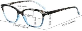 img 1 attached to Eyekepper 5 Pack Cat-eye Readers: Stylish Tortoise Reading Glasses for Women +1.75 Strength