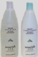 🌿 trader joe's nourish spa balance moisturizing shampoo & conditioner: hydrate with 16.9oz of pure care logo