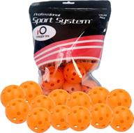 🏌️ plastic colored golf practice balls - value pack of 12/24/36, limited flight sports training ball for men and women, ideal for indoor/outdoor driving range and backyard use логотип