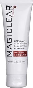img 3 attached to Luxury Face Exfoliator: Cleansing Face Wash Cleanser - Dual Action Deep Cleanser for Daily Oil-Free Face Cleaning and Facial Scrub. Best Swiss Brand Magiclear 100ml