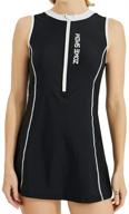 karrack sleeveless swimwear: athletic women's clothing for swimsuits & cover ups logo