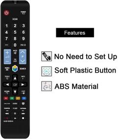 img 1 attached to 📱 Gvirtue Remote Control Compatible Replacement for Samsung AA59-00594A Remote UA55F6400AJXXZ UA55F8000AJ UA55F6420AJ, Suitable for AA59-00619A AA59-00603A AA59-00579A (3D/ Smart TV/ HDTV/ LCD/ LED/ TV)