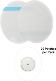 img 3 attached to 🩺 Hypoallergenic Waterproof CGM Tape - EZPatch for Enlite, Guardian, and Libre Adhesive Patches with Libre Sensor Covers; Oval Adhesive Patch without Hole; 20 Pcs Clear Waterproof Adhesive Patch.