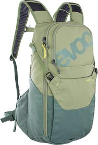 img 4 attached to 🎒 EVOC Ride 16 Backpack - Versatile Hydration Backpack for Biking, Hiking, Climbing, Running - 16L Capacity with 3L Hydration Bladder and Helmet Transport - Light Olive Green